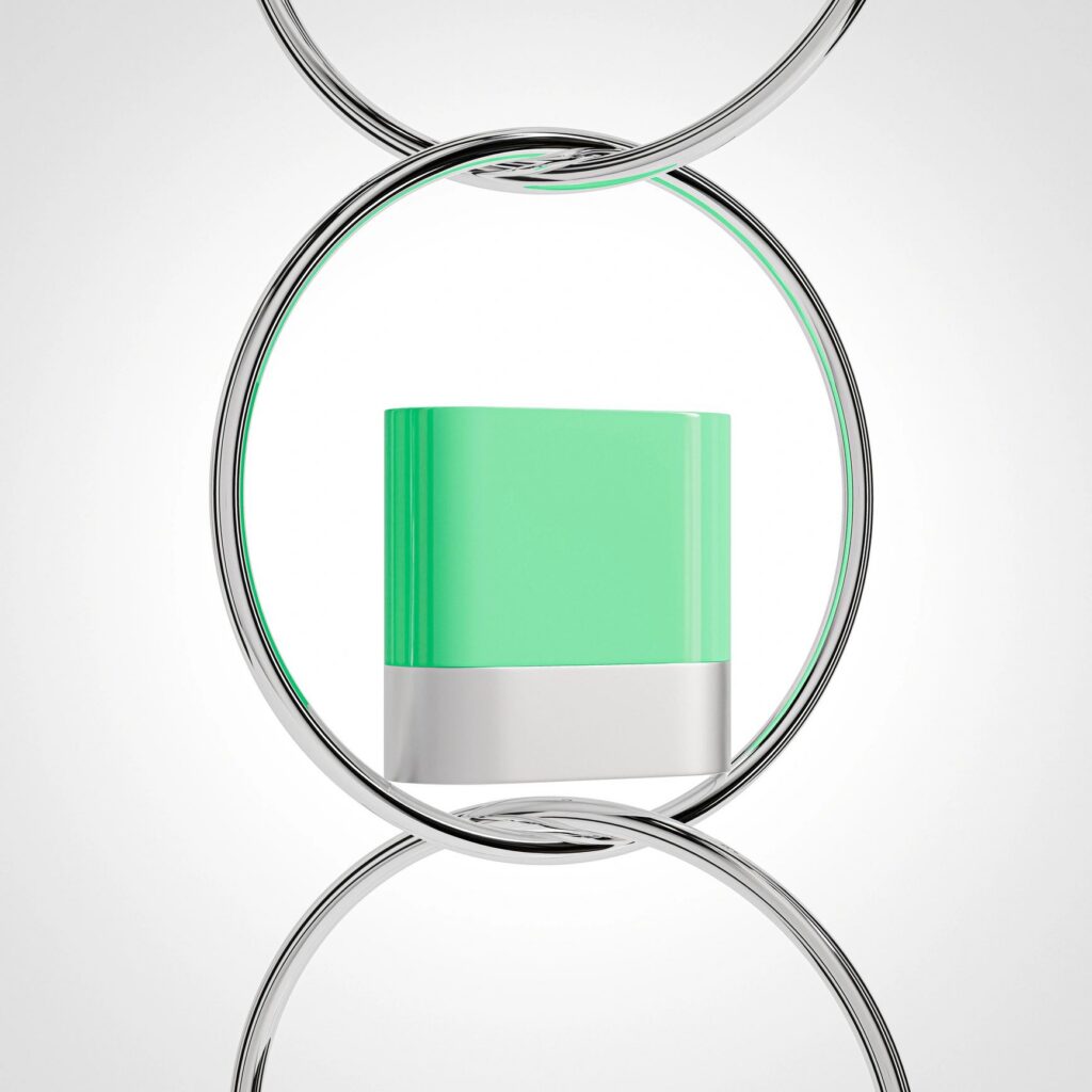 Small size green plastic Sunscreen Stick packaging, oval shape Rotating cosmetic blush stick mockup, solid cream container with green plastic enclose cap, Push up Antiperspirant Deodorant Tube